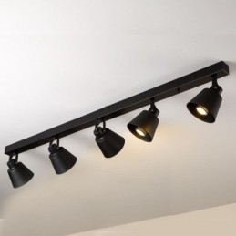 Rustikk Vintage Spotlight Industriell Jernskinnebelysning