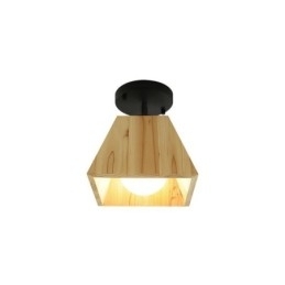 Nordisk Trespotlight Med Fire Prismer, Roterbar Takspotlight