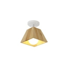 Nordisk Trespotlight Med Fire Prismer, Roterbar Takspotlight