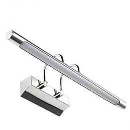 Speilamper I Rustfritt Stål, Akryl, Vegglamper På Badet, Sminkelamper, Kald Hvit, Varm Hvit (Størrelse: 57X13,5X15)