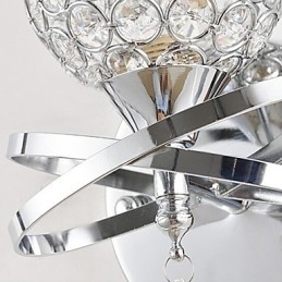 Krystall Vegglampe Moderne Samtids Metall