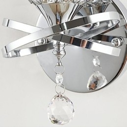 Krystall Vegglampe Moderne Samtids Metall