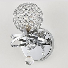 Krystall Vegglampe Moderne Samtids Metall