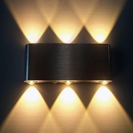 Vegglampetter Moderne Samtids Metall