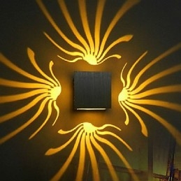 Vegglampetter Moderne Samtids Metall