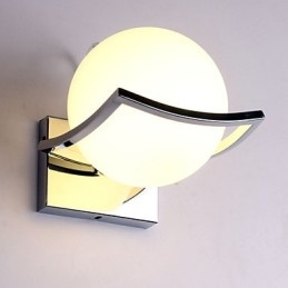 Vegglampe I Glass Moderne Samtidsstil Metall