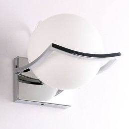 Vegglampe I Glass Moderne Samtidsstil Metall