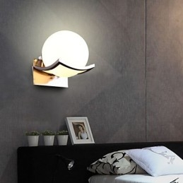 Vegglampe I Glass Moderne Samtidsstil Metall