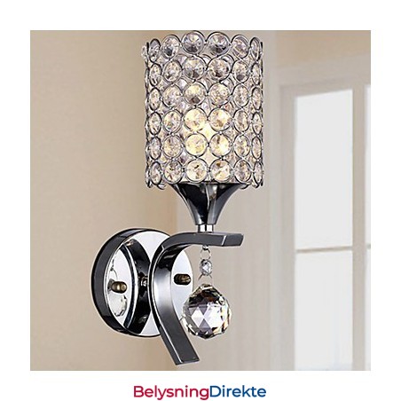 Vegglampe Krystall Moderne Samtids Metall