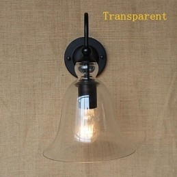 Amerikansk Landlig Landskap Pastoral Minimalistisk Stue Gang Dekorert Glassvegglampe