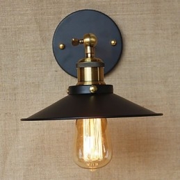 Retro Minimalistisk Industriell Villa Foran Kirkegangen Paraply Svart Kjole Dekorert Vegg
