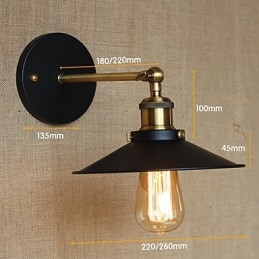 Retro Minimalistisk Industriell Villa Foran Kirkegangen Paraply Svart Kjole Dekorert Vegg