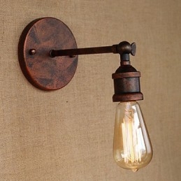 Amerikansk Bar Kafé Restaurant Nattbord Minimalistisk Midtgang Jernholdig Vegglampe