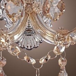 Elegant Krystallvegglampe Med 2 Lys