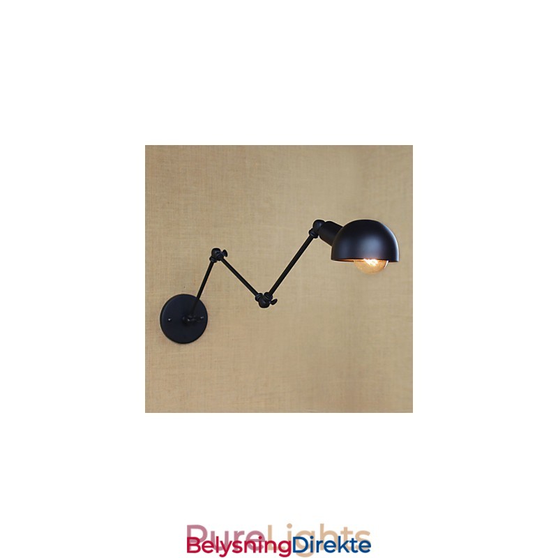 Retro Industriell Stil Midtgang Trapper Korridor Lang Arm Vegglampe Smijern Balkong Restaurant Bar