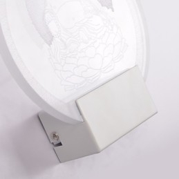 Akryl Vegglampe Pvc Lampelampe Chip Moderne Samtids Metall