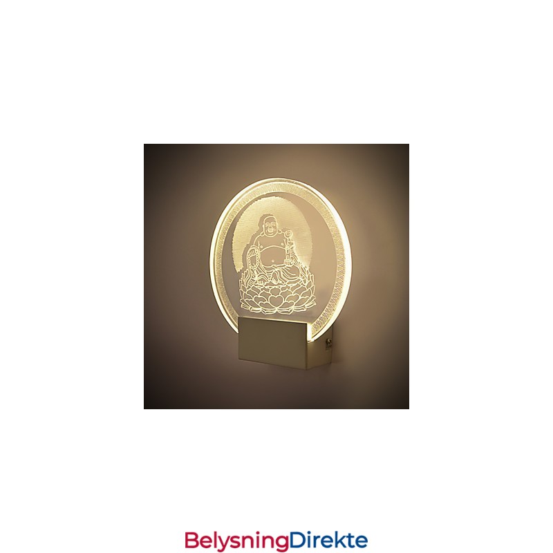 Akryl Vegglampe Pvc Lampelampe Chip Moderne Samtids Metall