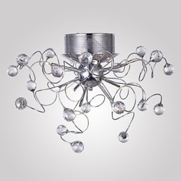 Lysekrone I Krystall, Moderne Design, 9 Lys