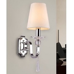 Varmhvit Vegglampe Med Krystalldråper