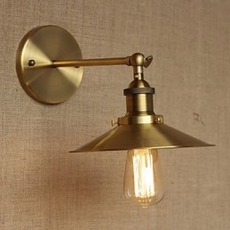 Minimalistisk Industriell Stil Villa Retro Kobber Dekorative Paraplyer Foran Kirkegangen Vegg