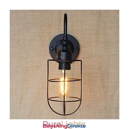 Dekorativ Vegglampe I Amerikansk Landstil
