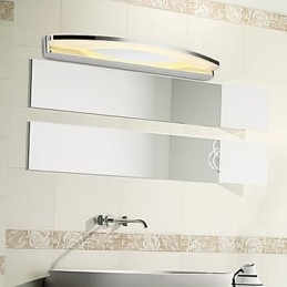 Baderomsbelysning Moderne Samtidsstil Vegglampe I Metall 180 Cm Lang