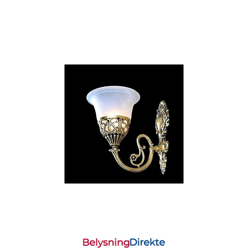 Vegglampe I Bronse, Moiré-Glass, Europeisk, Retro, Klassisk, 220V