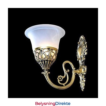 Vegglampe I Bronse, Moiré-Glass, Europeisk, Retro, Klassisk, 220V