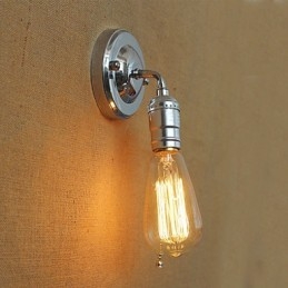 Amerikansk Landlig Landlig Retro Moderne Edison Lyspære Midtgang Mini Stue Vegglampe