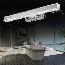 Krystall Baderomsbelysning Moderne Samtids Metall