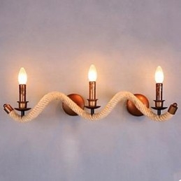 Kontraktert Balkongtrappelampe Vridd Tauvegglampe