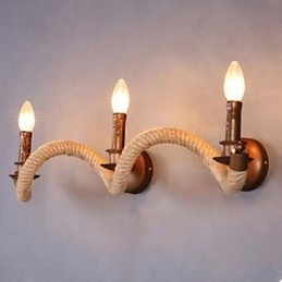 Kontraktert Balkongtrappelampe Vridd Tauvegglampe