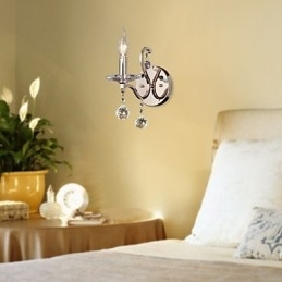 Krystalllys Vegglamper Moderne Samtids Metall