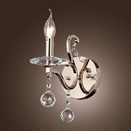 Krystalllys Vegglamper Moderne Samtids Metall