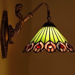 Europeisk Kontraktsfestet Landlig Kreativ Smijernsvegglampe