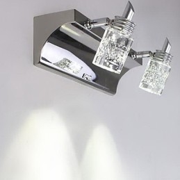 Krystall Baderomsbelysning Moderne Samtids Metall