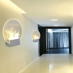 Akryl Vegglampe Pvc Vegglampe Moderne Samtids Metall