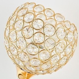 Krystall Vegglampe Moderne Samtids Metall