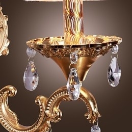 Elegant Krystallvegglampe I Rosa