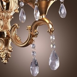 Elegant Krystallvegglampe I Rosa