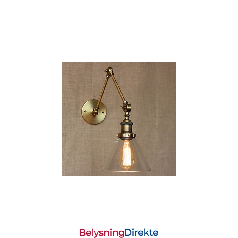 Industriell Stil Retro Vintage Butikker Soverom Moderne Kirkesal Dekorert Bronse Vegglampe