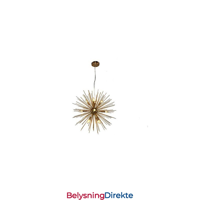 Retro Imitert Kobber Creative Line 12 Lysekrone