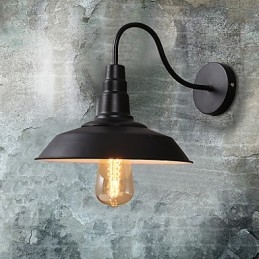 Gjenoppretting Av Gamle Måter Er Den Gamle Gatelykten Balkonggang Smijernspotte Vegglampe