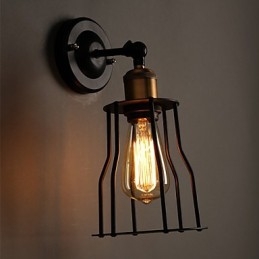 Kreativ Sengens Hode I Titanmetall Vegglampe