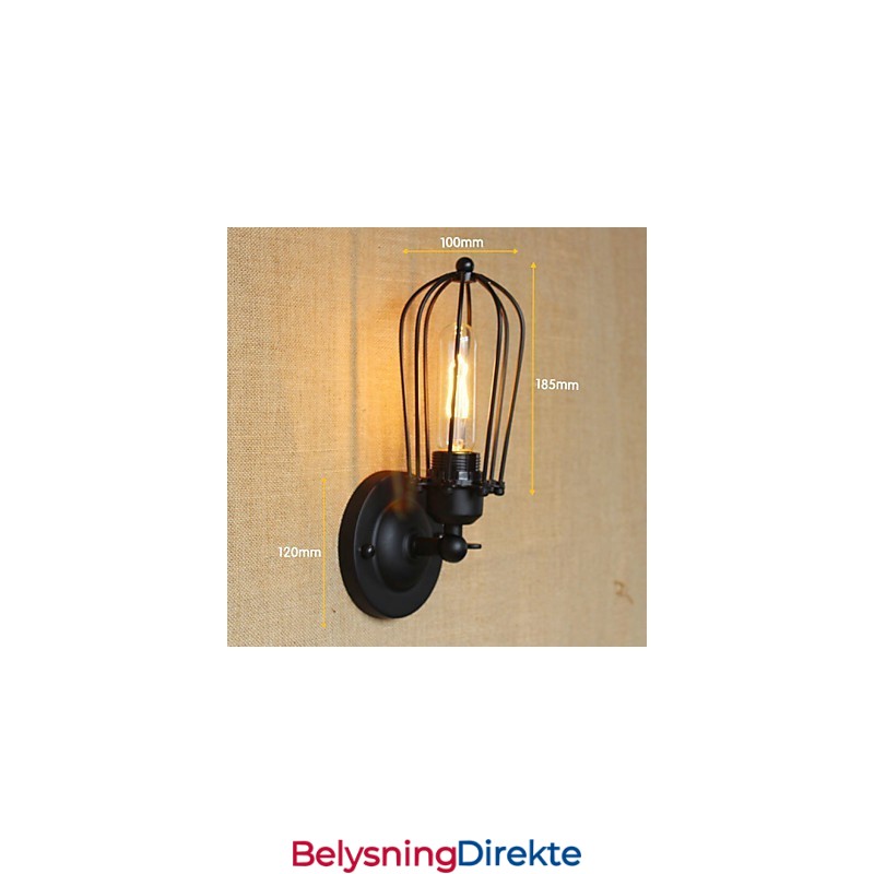 Retro Minimalistisk Industridesigner Balkonggang Trappelampe Dekorativ Vegglampe