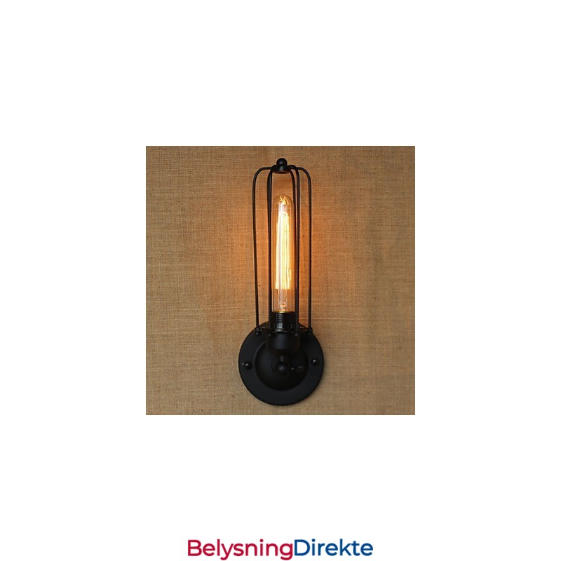 Retro Minimalistisk Industriell Nattbordstrapp Balkong Dekorativ Vegglampe