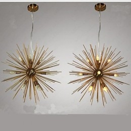 Retro Imitert Kobber Creative Line 12 Lysekrone