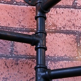 Mini-Vegglampe I Rustikt Metall I Hyttestil