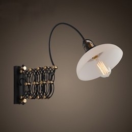 Vintage Industriell Amerikansk Landlig Restaurant Soverom Arbeidsrom Kreativ Trappegang Lampe Teleskopiske Jern Vegglamper