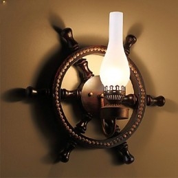 Vegglampe Én Lyskilde Og Glass